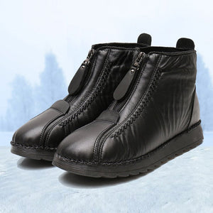 Damen weichem Leder Winter Warme Schuhe