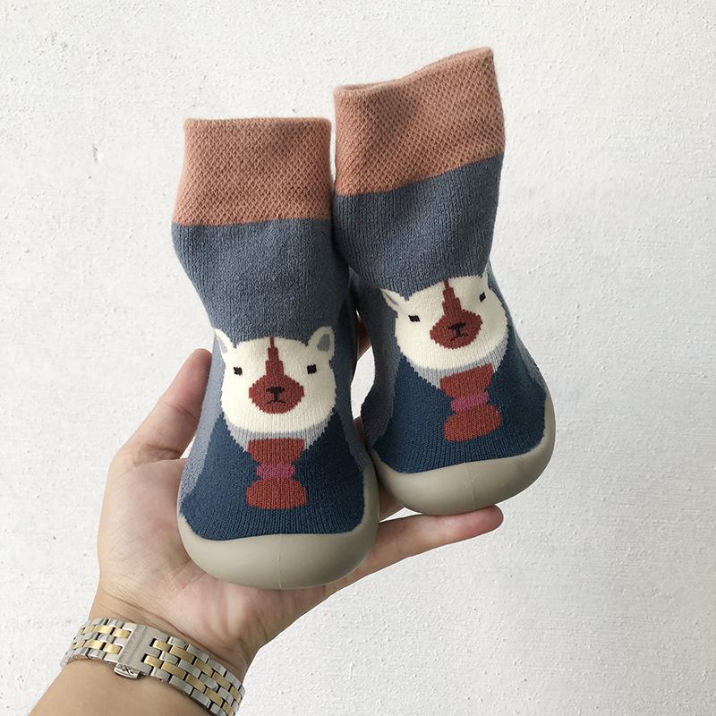 Cartoon-Print Baby Kleinkind Schuhe Socken