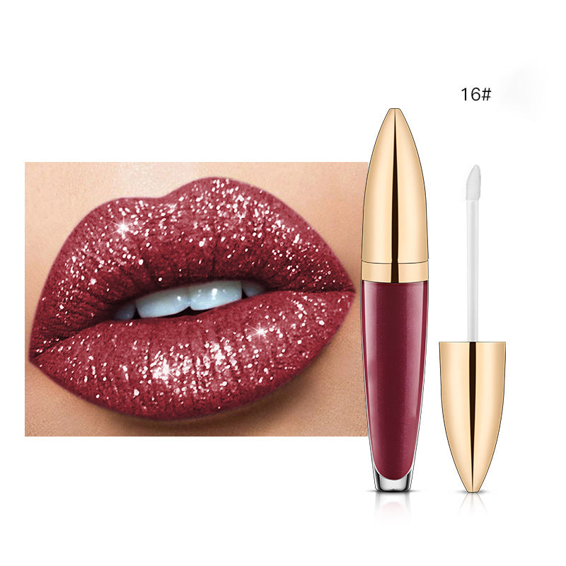 Diamantglänzender langanhaltender Lippenstift