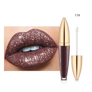 Diamantglänzender langanhaltender Lippenstift