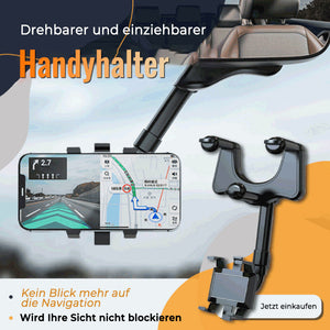 Drehbarer und einziehbarer Handyhalter