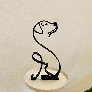 Hunde Kunstskulptur Haushalt Dekoration