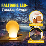 Faltbare LED Glühbirne Kartenlampe, Weißstrahl