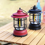 Tragbare Retro Camping Lampe