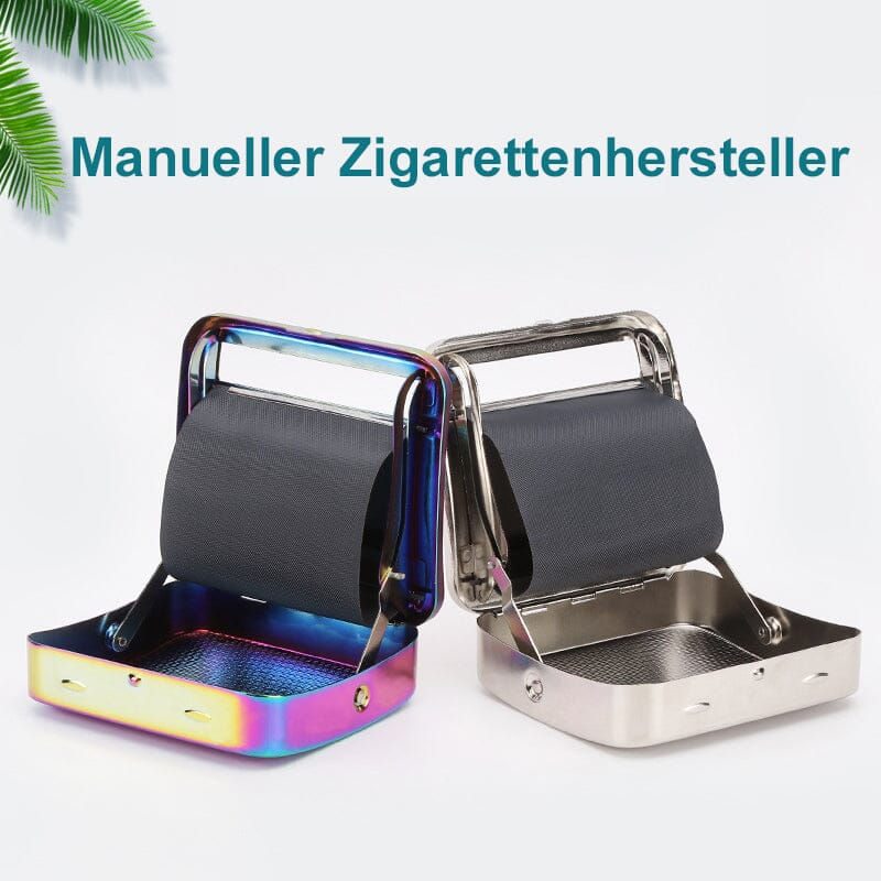 Manuelles Halbautomatisches Verstellbares Zigarettenetui aus Metall