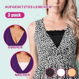 Nahtloses Bandeau Blocktuch mit Spaltsicherer Snap-On