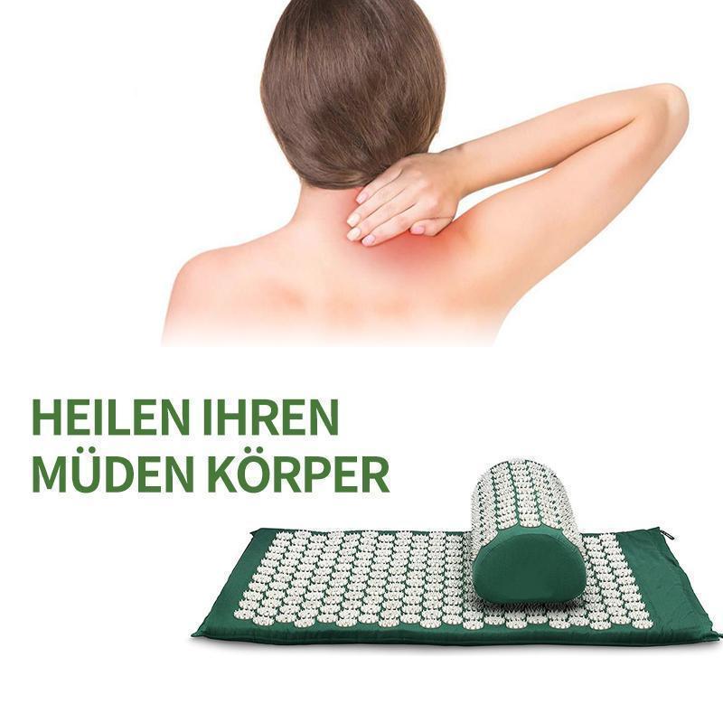 Akupressurmassage Matte für Nackenschmerzen Relief