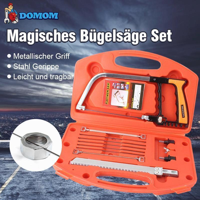 DOMOM Mini Multifunktionale Bügelsäge Tragbare 12 in 1 Säge Set