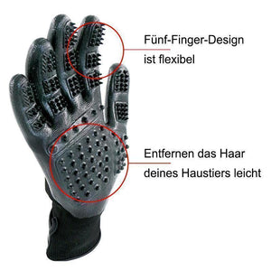 Fellpflege-Handschuh für Pferde, Hunde und Katzen (1 Paar)