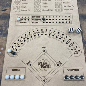 Baseball-Würfel-Brettspiel