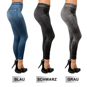 Elastische Slimming Jeans-Leggings