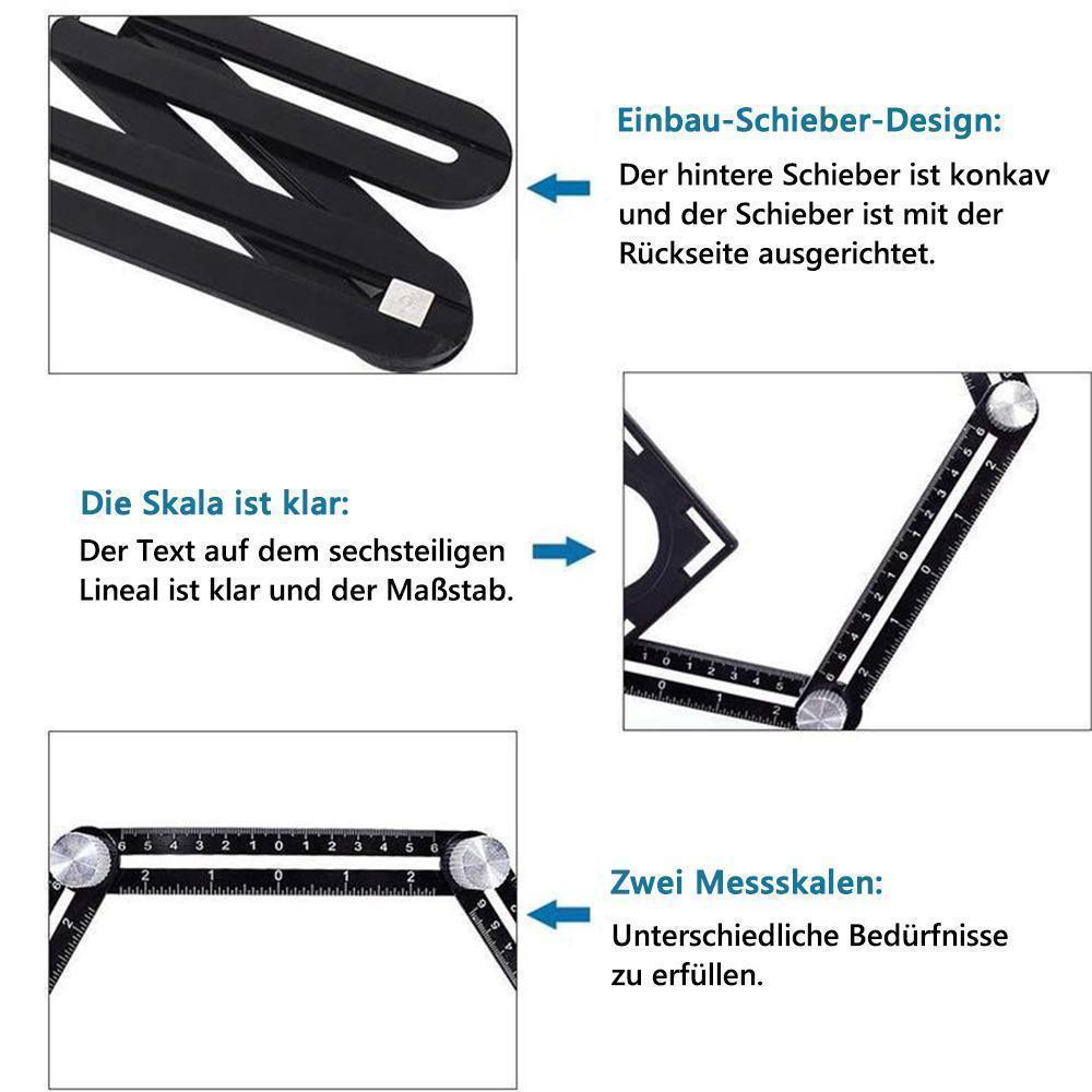 6-seitiges Aluminiumlegierung Winkelmessgerät