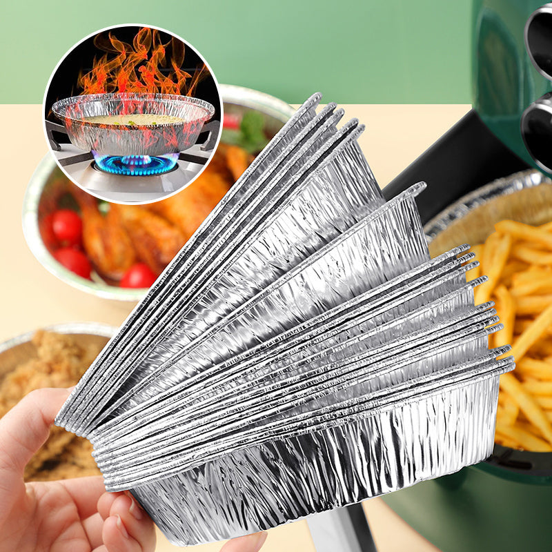 Heißluftfritteuse Wiederverwendbare Aluminiumfolie Blechbox