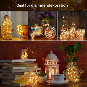 LED Flaschenlicht Korken Nachtlicht DIY Deko Geschenk ( 5 kaufen, 4 bezahlen )