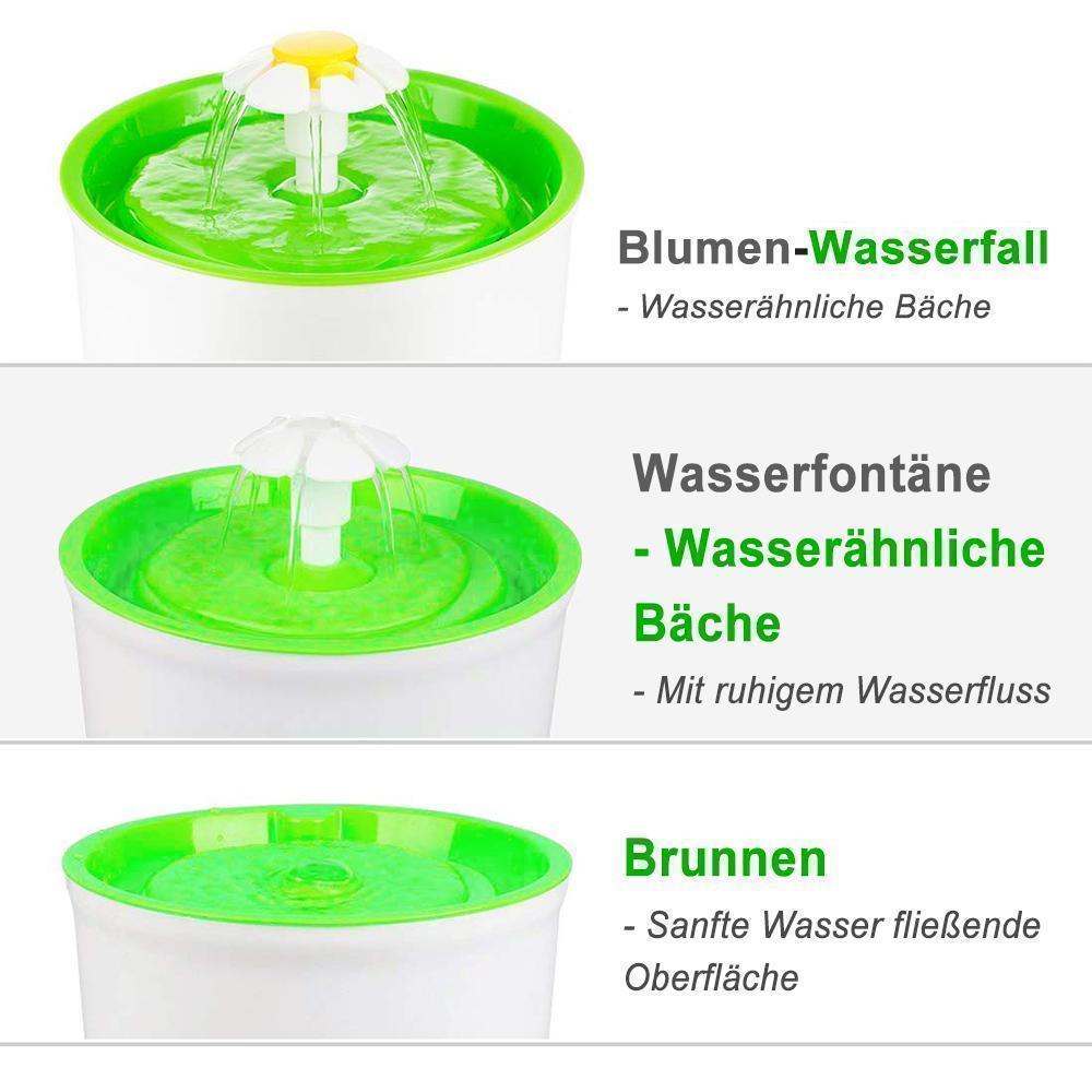 Blumenwasserspender für Ihre Katze