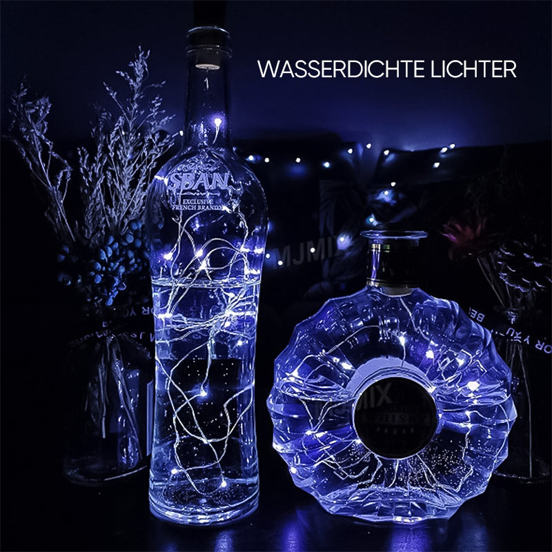 LED-Weinflaschenlichter Kork Nachtlicht DIY Decor Lift - Stück