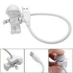 Mini USB Einstellbare Astronaut LED Nachtlicht für PC Laptop