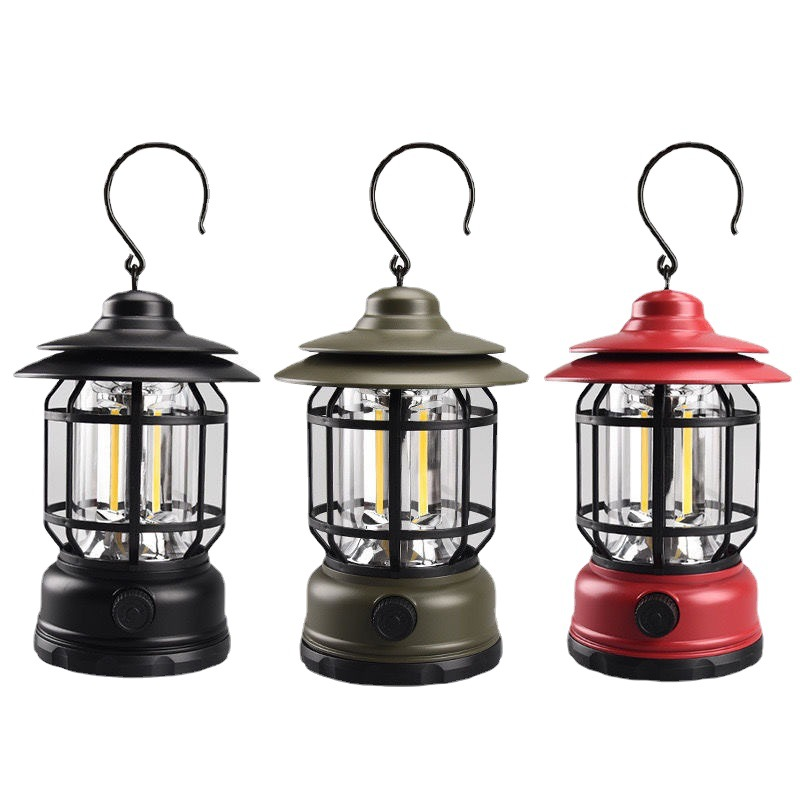 Tragbare Retro Camping Lampe