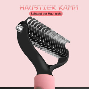 Hundesalon Doppelseitiger Kamm - entfernt lose Knoten und Tangled Hair