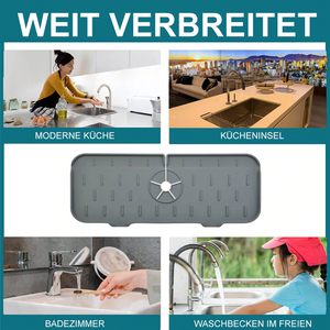 Silikon Wasserhahn Griff Tropffänger Ablage