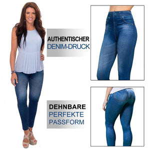 Elastische Slimming Jeans-Leggings