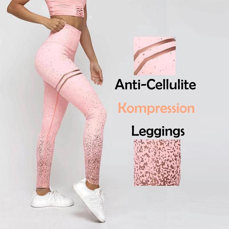 Nahtlose Anti-Cellulite Kompressions-Leggings