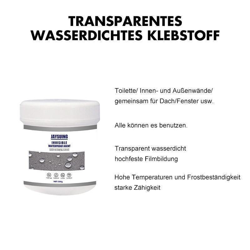 Transparenter wasserdichter Beschichtungsmittel