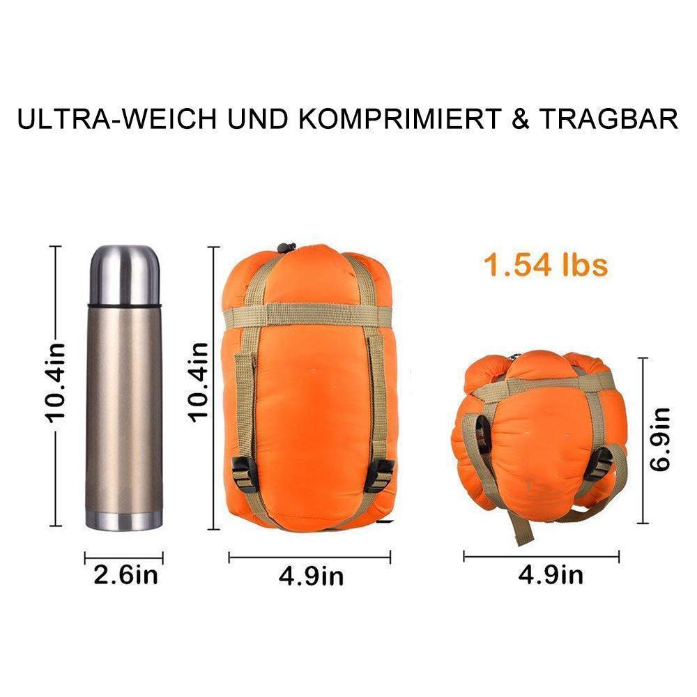 Bequee 3-Jahreszeiten-Kompressionsschlafsack