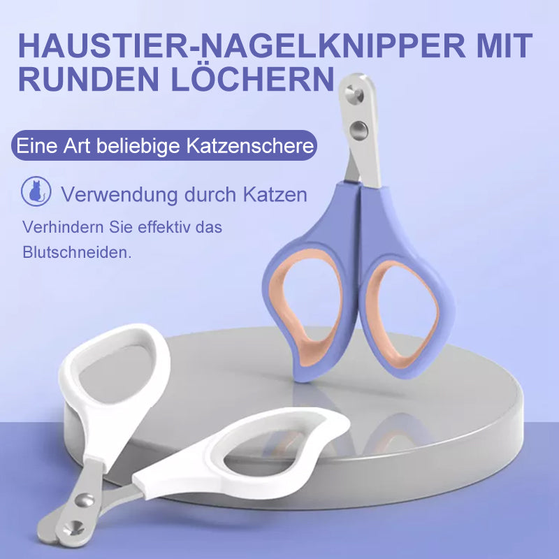 Nagelknipser mit rundem Loch für Haustiere