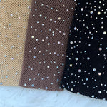 Blingbling Strass Netzstrumpfhose mit Diamant