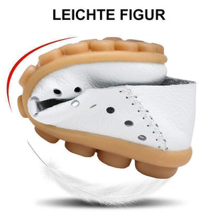 Damen Frühjahr aus echtem Leder Slipper