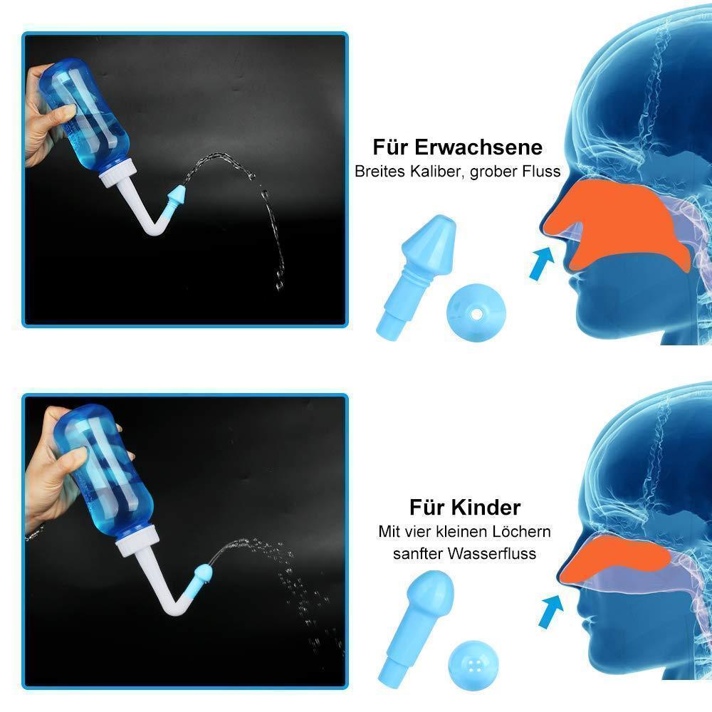 Nasal Lavage Einstellbarer Nasal Wash Reiniger