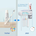 Bequee 4 in 1 Automatisch Zahnbürstenhalter, Zahnpastaspender