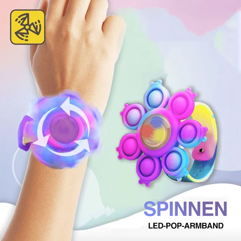 Drehendes LED-Pop-Armband