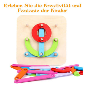 Multifunktionales Montessori-Säulen-Collage-Spielzeug