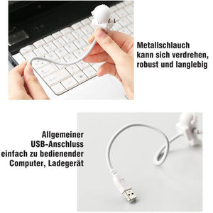 Mini USB Einstellbare Astronaut LED Nachtlicht für PC Laptop