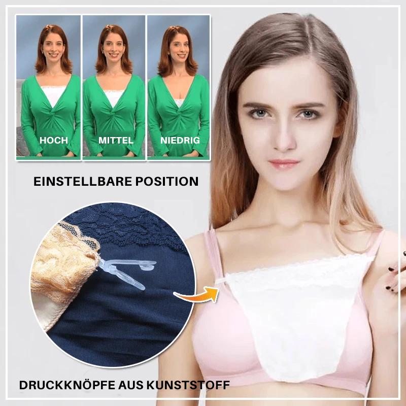 Nahtloses Bandeau Blocktuch mit Spaltsicherer Snap-On