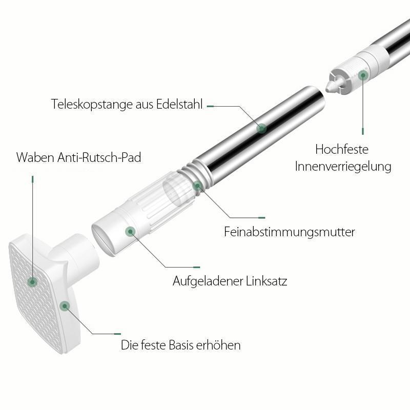 Teleskop Kleidung Rod aus Edelstahl