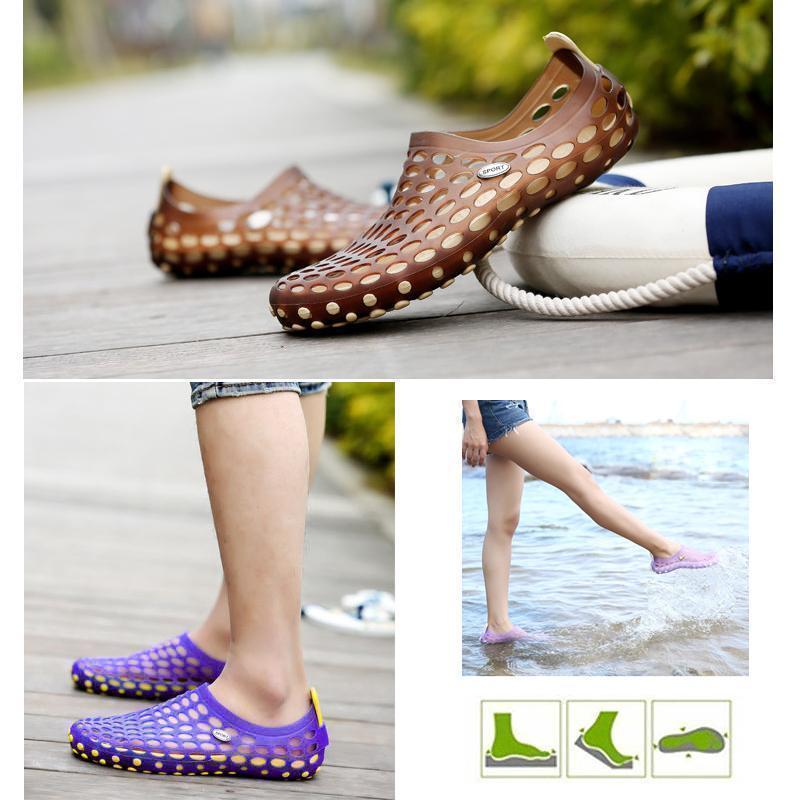 Halb Geschlossen Art-offene Sandale, Unisex Slip-on Strandschuhe