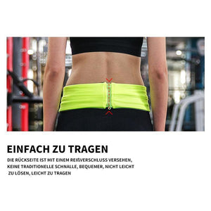 Elastischer Running Belt für Handy, Laufgürtel mit Schlüsselhaken