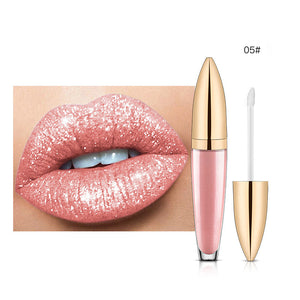 Diamantglänzender langanhaltender Lippenstift