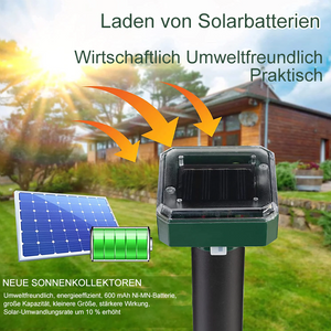 Solarbetriebener Mäuse-Nagetier Vertreiber