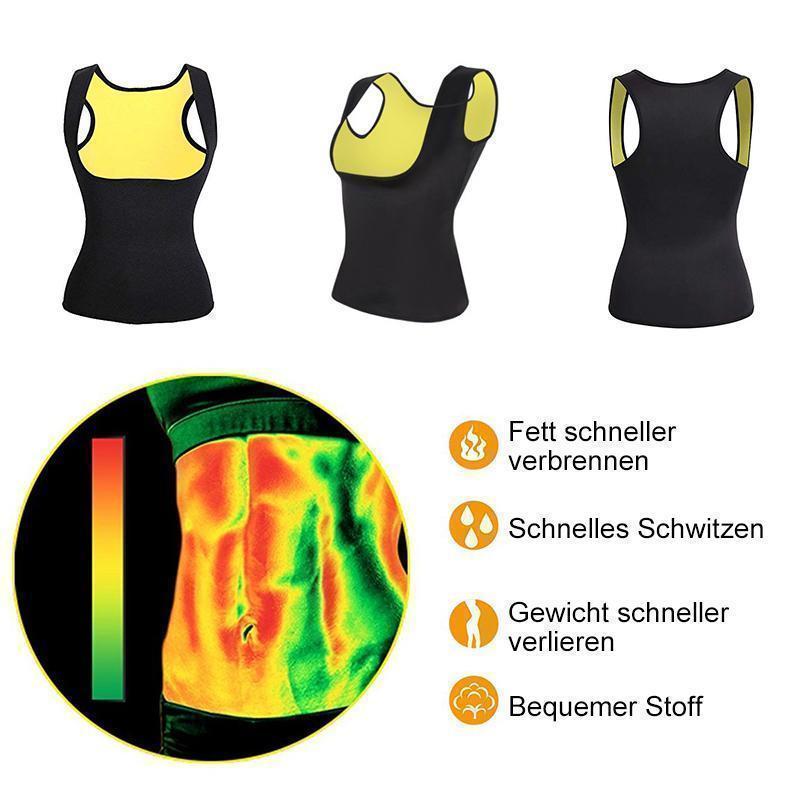 Damen Thermo Schweiß Top Taillenformer