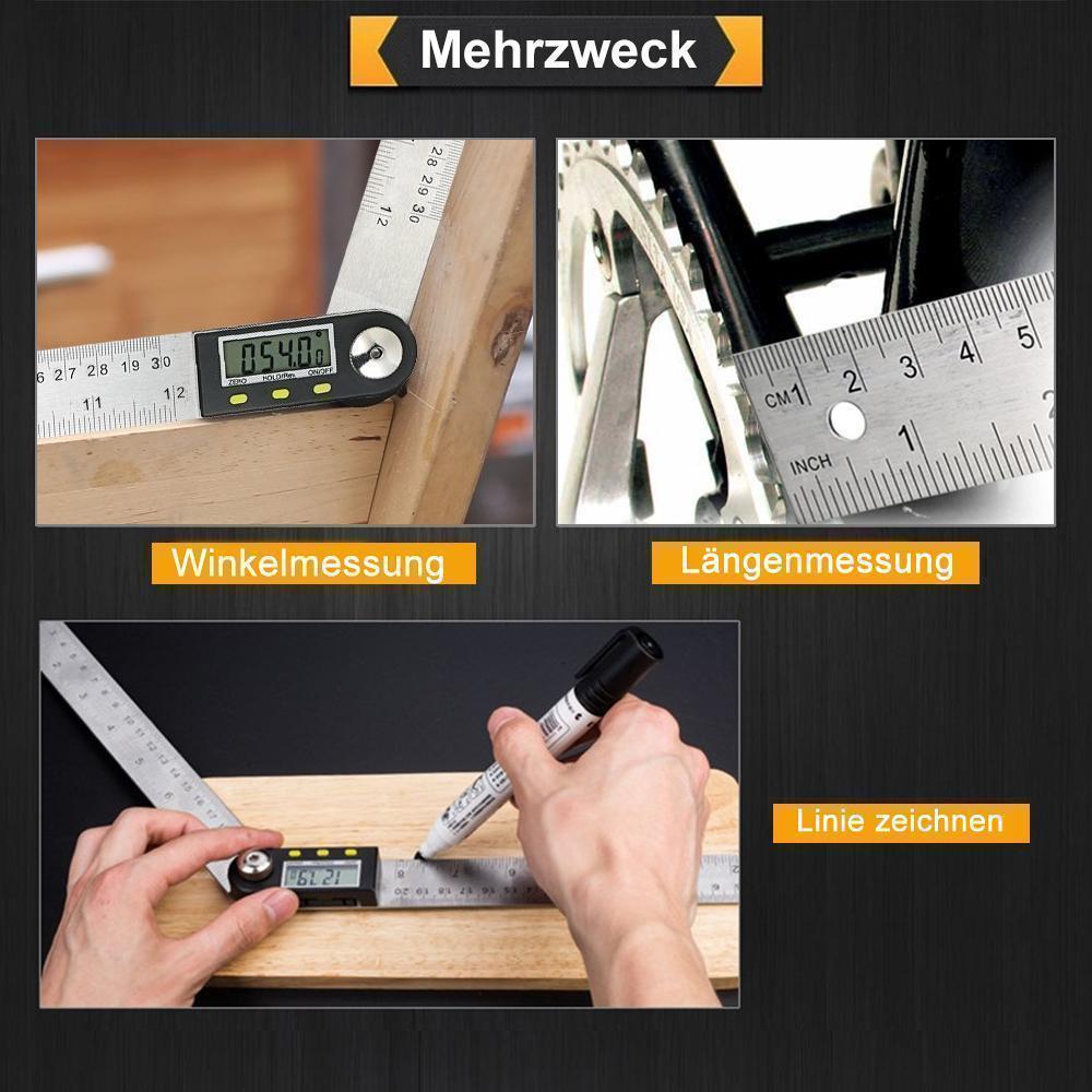 DOMOM 2 in 1 Digitales Winkellineal (300 mm)