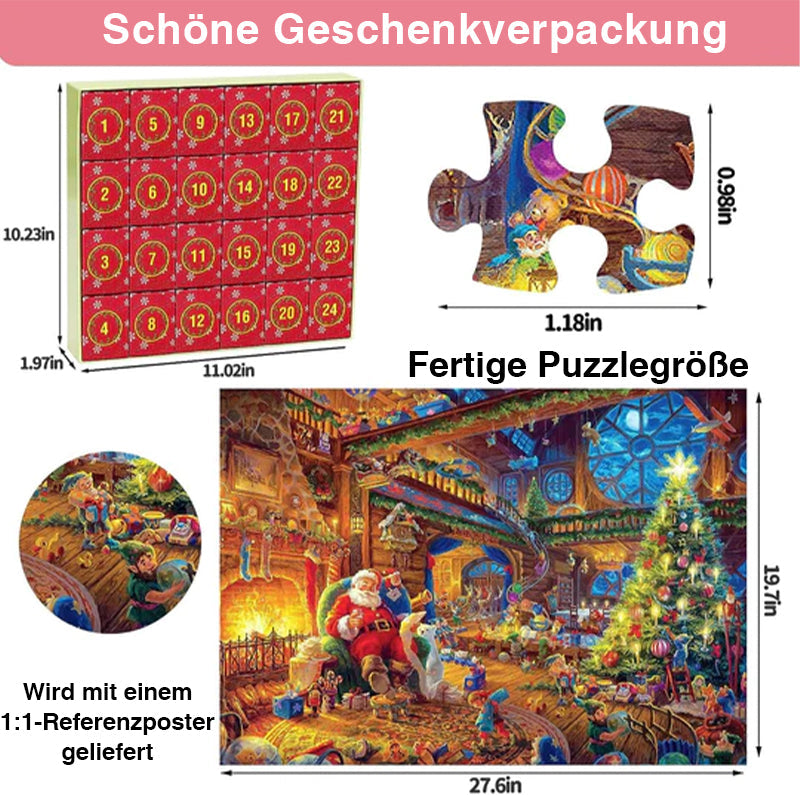 Adventskalender 2023 Weihnachtspuzzles