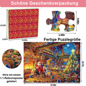 Adventskalender 2023 Weihnachtspuzzles