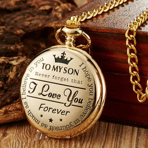 "To My Son" Quarz-Taschenuhr