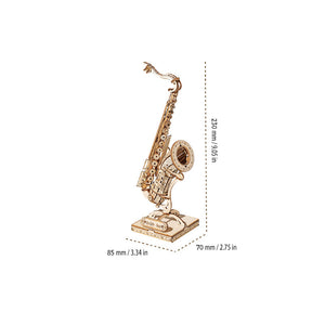 Kreatives dreidimensionales zusammengebautes Holzmodell