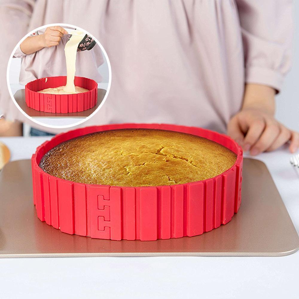 Bequee Silikon Kuchen Form DIY, 4er in Set