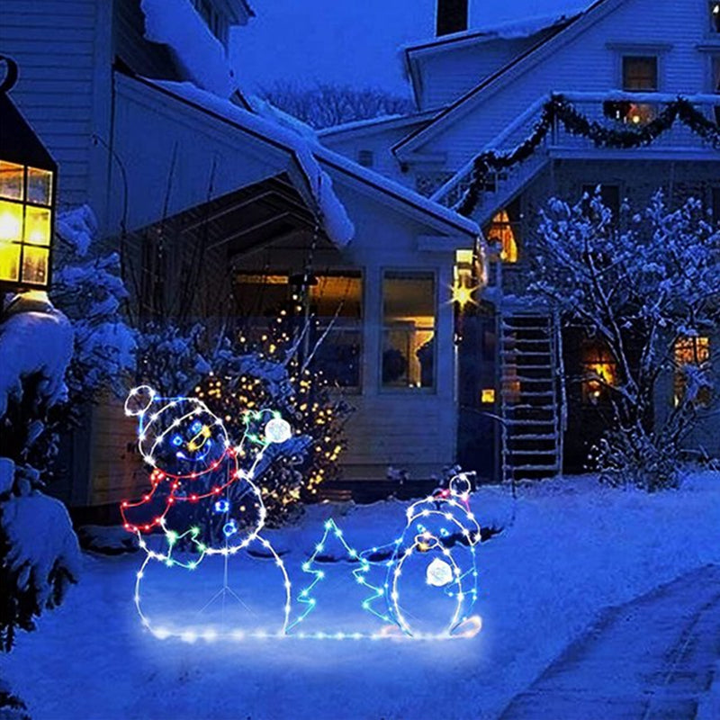 Das spielerische animierte Schneeball Licht